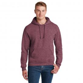 Jerzees 996M NuBlend Pullover Hooded Sweatshirt - Vintage Heather Maroon