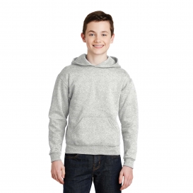 Jerzees 996Y Youth NuBlend Pullover Hooded Sweatshirt - Ash