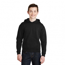 Jerzees 996Y Youth NuBlend Pullover Hooded Sweatshirt - Black