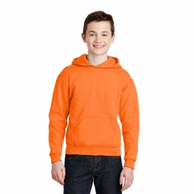Jerzees 996Y Youth NuBlend Pullover Hooded Sweatshirt - Safety Orange