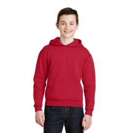 Jerzees 996Y Youth NuBlend Pullover Hooded Sweatshirt - True Red