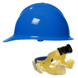 Bullard 9CBLR High Heat Hard Hat - Ratchet Suspension - Blue