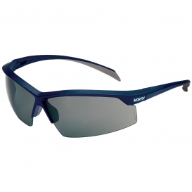 North Relentless Safety Eyewear - Blue Frame - TSR Gray Lens