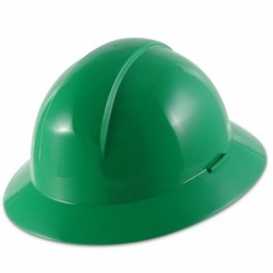 North A49 Everest Full Brim Hard Hat - Pinlock Suspension - Dark Green