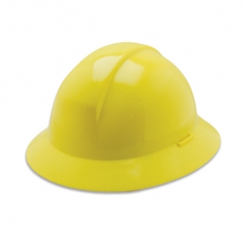 North A49R Everest Full Brim Hard Hat - Ratchet Suspension - Yellow
