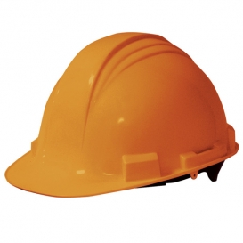 North A59R Peak Hard Hat - Ratchet Suspension - Orange