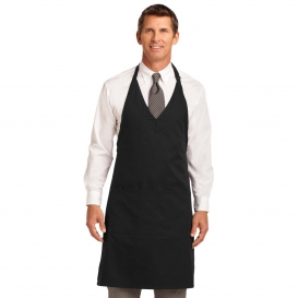 Port Authority A704 Easy Care Tuxedo Apron with Stain Release - Black
