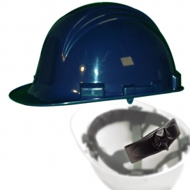 North A79R Peak Hard Hat - Ratchet Suspension - Navy Blue