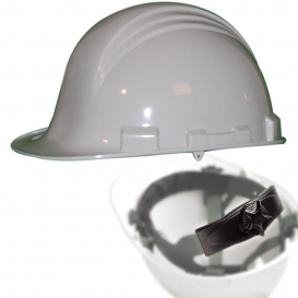 North A79R Peak Hard Hat - Ratchet Suspension - Grey
