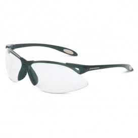 North A900 Series Safety Glasses - Black Frame - Clear Anti-Fog Lens