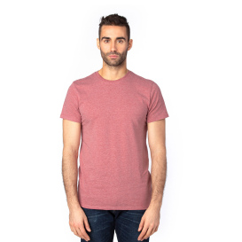 Threadfast 100A Unisex Ultimate CVC T-Shirt - Maroon Heather