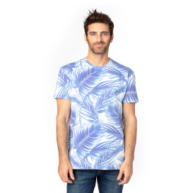 Threadfast 100A Unisex Ultimate CVC T-Shirt - Palm Paradise