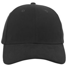 Pacific Headwear 101C Brushed Cotton Twill Adjustable Cap - Black