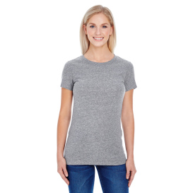 Threadfast 202A Ladies Triblend Short-Sleeve T-Shirt - Grey Triblend