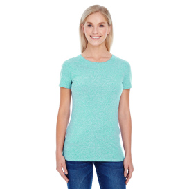 Threadfast 202A Ladies Triblend Short-Sleeve T-Shirt - Mint Triblend