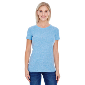 Threadfast 202A Ladies Triblend Short-Sleeve T-Shirt - Royal Triblend