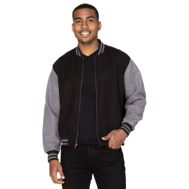 Threadfast 364J Unisex Legend Jacket - Black/Charcoal Heather