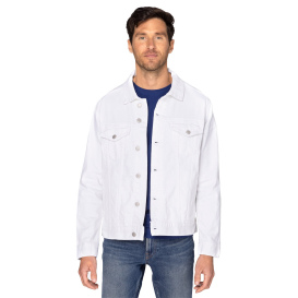 Threadfast 370J Unisex Denim Jacket - Off White Denim