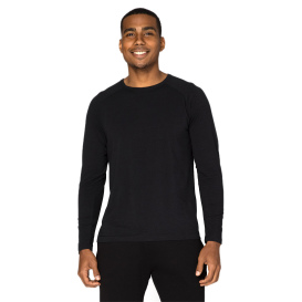 Threadfast 382LS Unisex Impact Long-Sleeve T-Shirt - Black