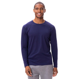 Threadfast 382LS Unisex Impact Long-Sleeve T-Shirt - Navy