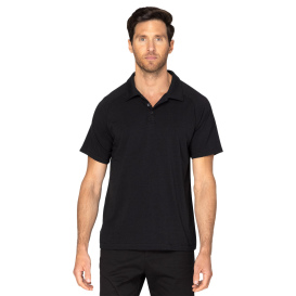 Threadfast 382PL Unisex Impact Polo - Black