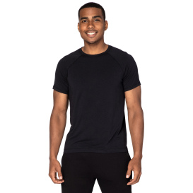 Threadfast 382R Unisex Impact Raglan T-Shirt - Black