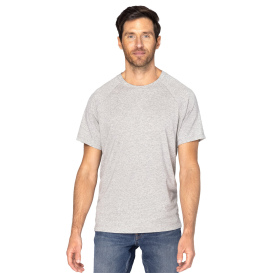 Threadfast 382R Unisex Impact Raglan T-Shirt - Heather Grey