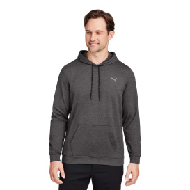 PUMA Golf 534527 Cloudspun Progress Hooded Sweatshirt - Puma Black Heather