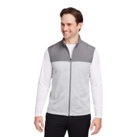 PUMA Golf 537465 Cloudspun Colorblock Vest - Quiet Shade/High Rise Heather