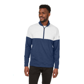 PUMA Golf 595803 Cloudspun Warm Up Quarter-Zip - Peacoat/Bright White