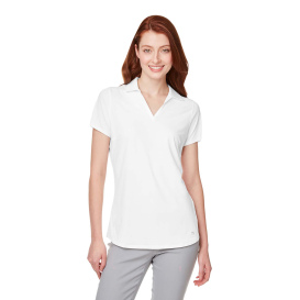 PUMA Golf 597695 Ladies Cloudspun Free V-Neck Polo - Bright White