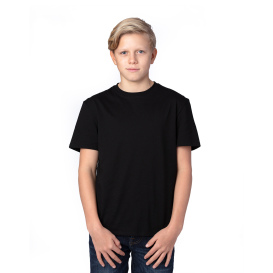 Threadfast 600A Youth Ultimate CVC T-Shirt - Black