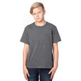 Threadfast 600A Youth Ultimate CVC T-Shirt - Charcoal Heather