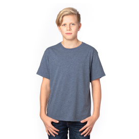 Threadfast 600A Youth Ultimate CVC T-Shirt - Navy Heather