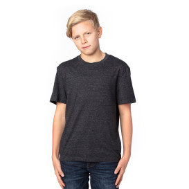 Threadfast 602A Youth Triblend T-Shirt - Black Triblend