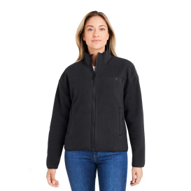 PUMA Golf 626904 Ladies Charley Fleece Full-Zip - Puma Black