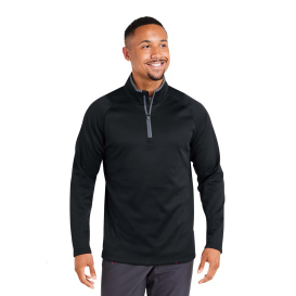 PUMA Golf 631105 Waffle Fleece Quarter-Zip - Puma Black