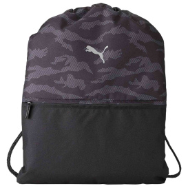 PUMA Golf 78121 Camo Drawstring Backpack - Puma Black