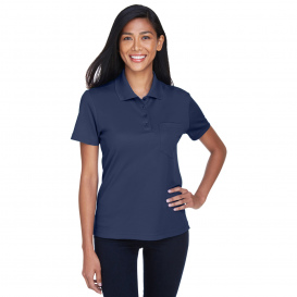 Core 365 78181P Ladies Origin Performance Pique Polo with Pocket - Classic Navy