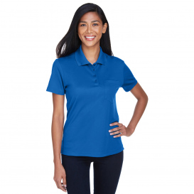 Core 365 78181P Ladies Origin Performance Pique Polo with Pocket - True Royal