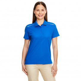 Core 365 78181R Ladies Radiant Performance Pique Polo with Reflective Piping - True Royal