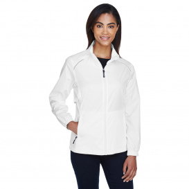 Core 365 78183 Ladies Motivate Unlined Lightweight Jacket White