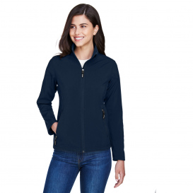 Core 365 78184 Ladies Cruise Two-Layer Fleece Bonded Soft Shell Jacket - Classic Navy