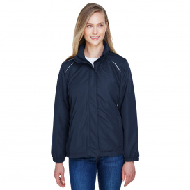 Core 365 78224 Ladies Profile Fleece-Lined All-Season Jacket - Classic Navy