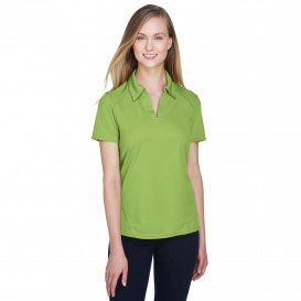 North End 78632 Ladies Recycled Polyester Performance Pique Polo - Cactus Green