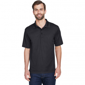 UltraClub 8210 Men\'s Cool & Dry Mesh Pique Polo - Black