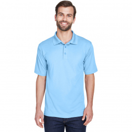 UltraClub 8210 Men\'s Cool & Dry Mesh Pique Polo - Columbia Blue