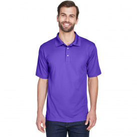 UltraClub 8210 Men\'s Cool & Dry Mesh Pique Polo - Purple