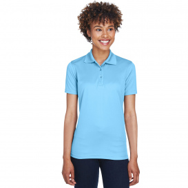 UltraClub 8210L Ladies Cool & Dry Mesh Pique Polo - Columbia Blue