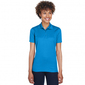 UltraClub 8210L Ladies Cool & Dry Mesh Pique Polo - Pacific Blue